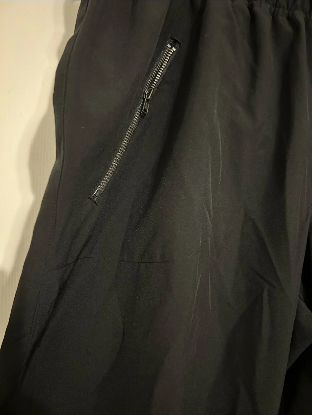 Maurices inMotion Womens Black Ruched Hem Active‎ Jogger Pants Large